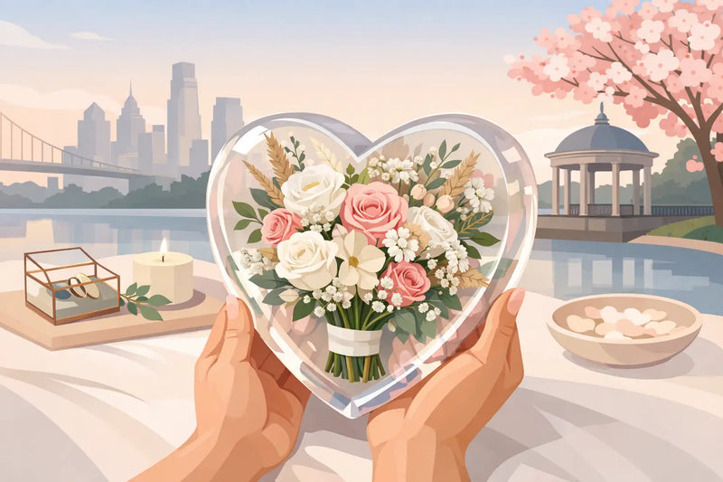Resin Bouquet Keepsakes Cherry Hill Brides Love