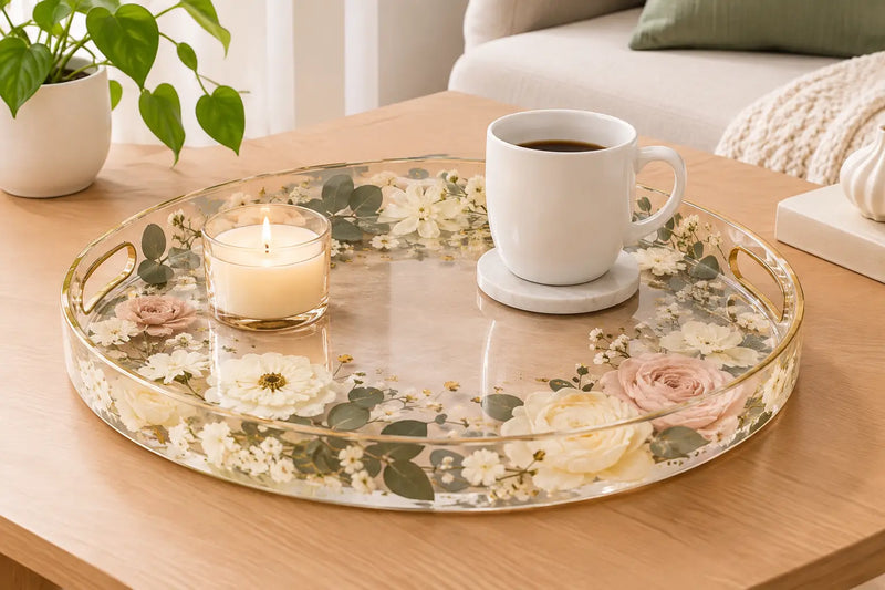 Why a Wedding Flower Resin Tray Belongs at Home