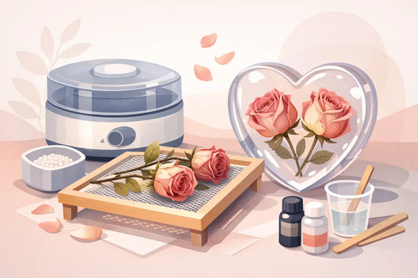 Drying Roses Before Resin Without Ruining Them
