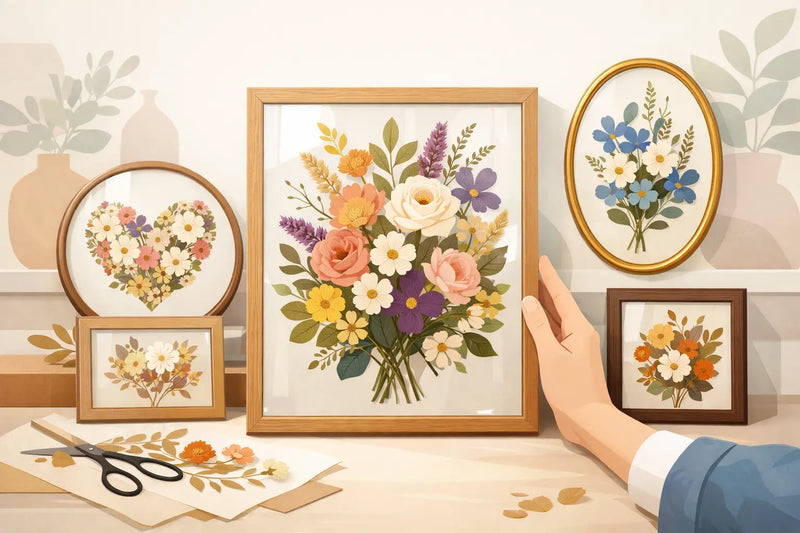 10 Pressed Bouquet Frame Examples to Love