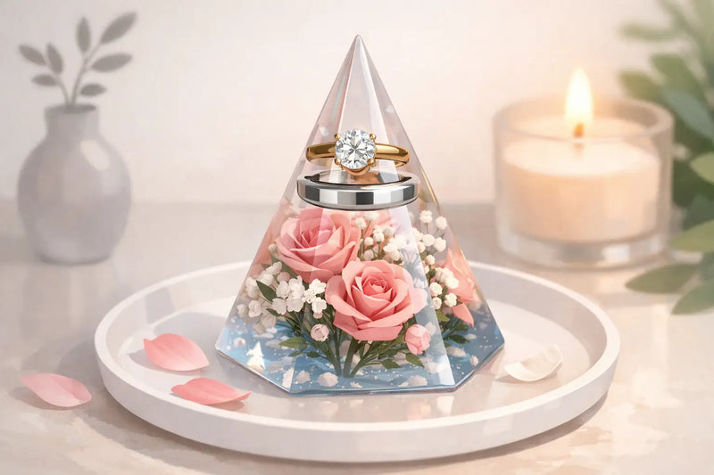Resin Ring Holder Flowers That Keep Love Close