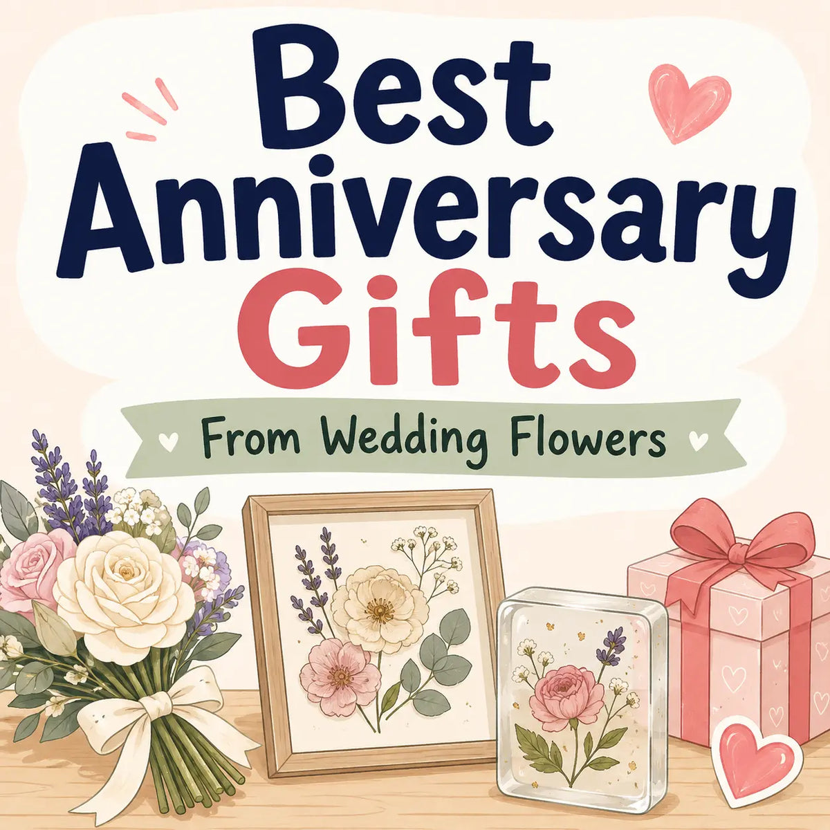 Best Anniversary Gifts From Wedding Flowers