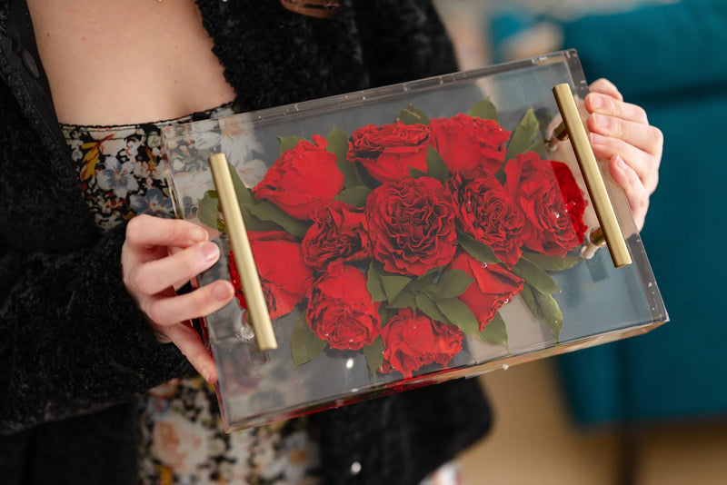 Why a Wedding Flower Resin Tray Belongs at Home