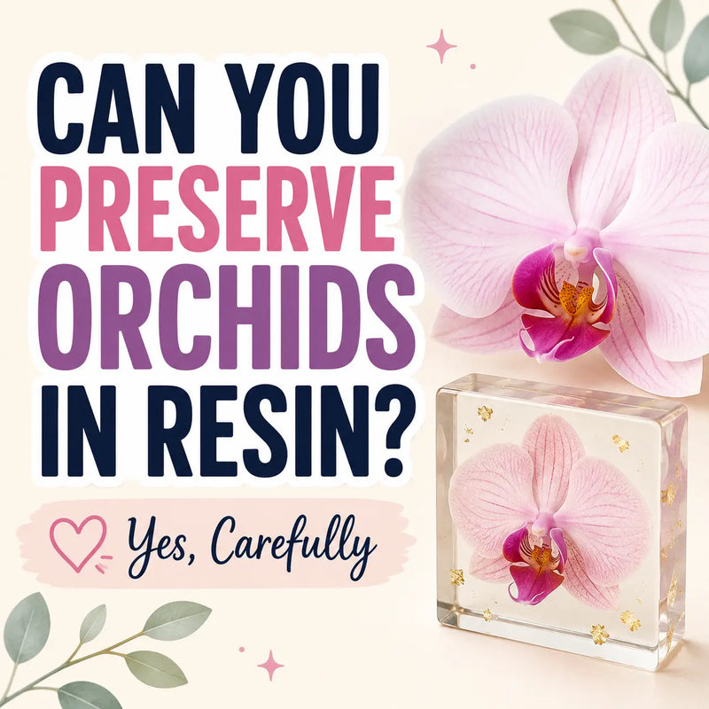 Can You Preserve Orchids in Resin? Yes, Carefully