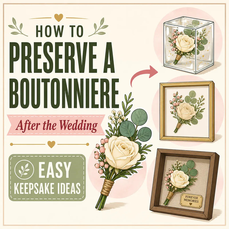 How to Preserve a Boutonniere After the Wedding