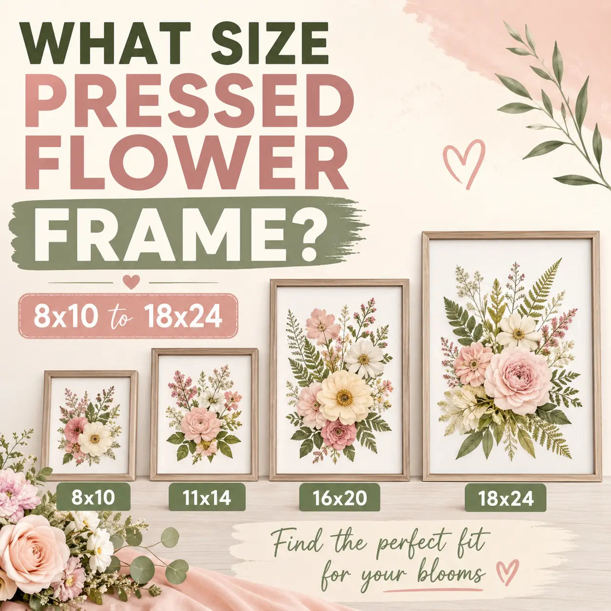What Size Pressed Flower Frame Should You Choose?