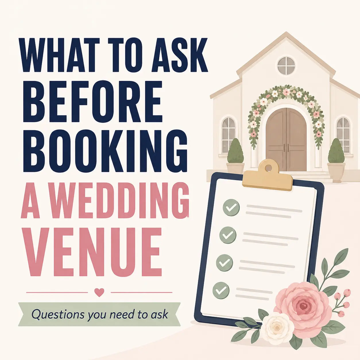 What to Ask Before Booking a Wedding Venue