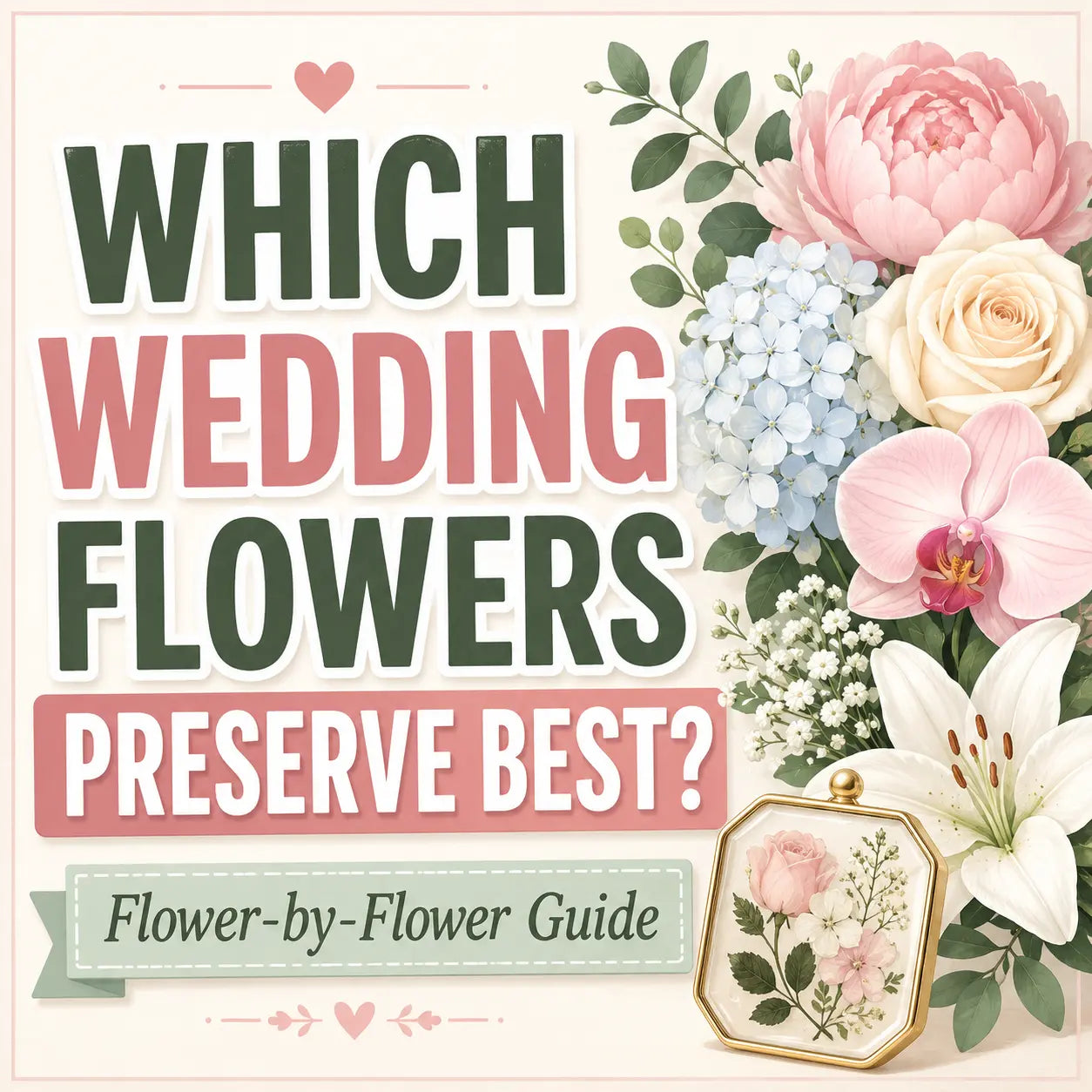 Which Wedding Flowers Preserve Best? A Flower-by-Flower Guide