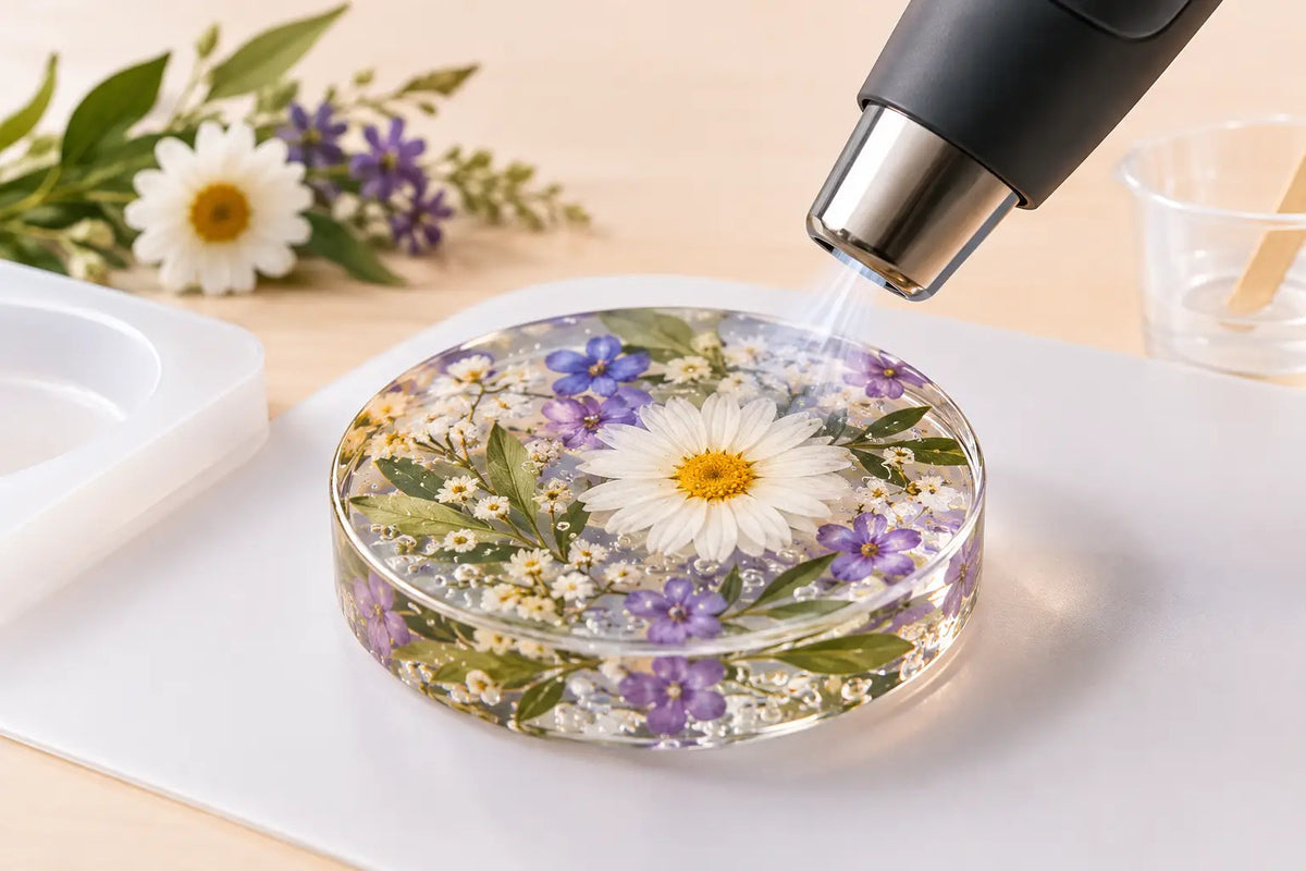 Resin Bubble Removal for Meaningful Keepsakes
