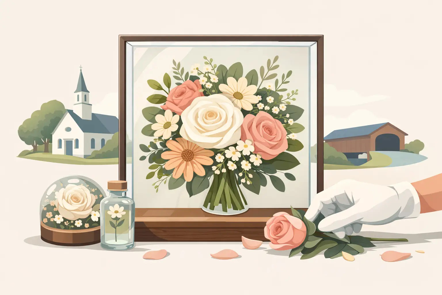 Hockessin DE Flower Preservation for Wedding Blooms