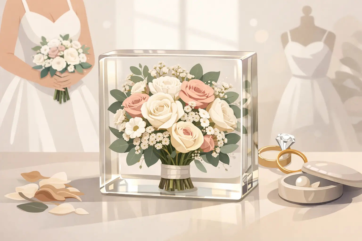 Resin Bouquet Keepsake Review for Brides