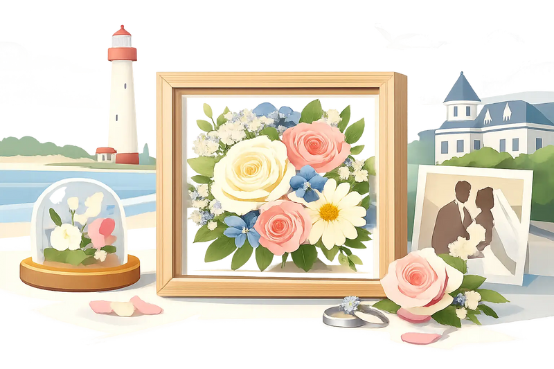 Cape May NJ Flower Preservation for Wedding Blooms