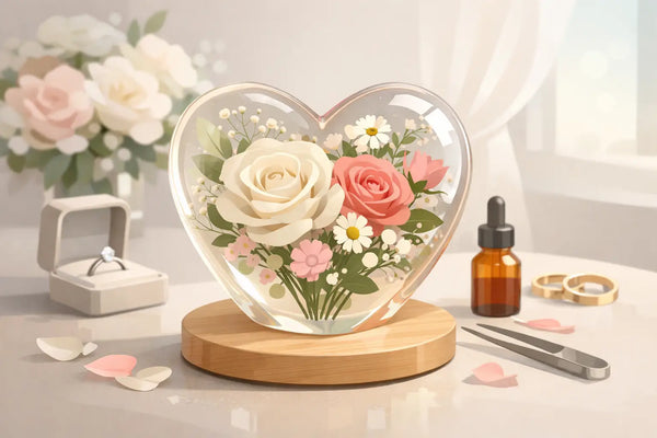 Resin Flower Care for Lasting Wedding Keepsakes