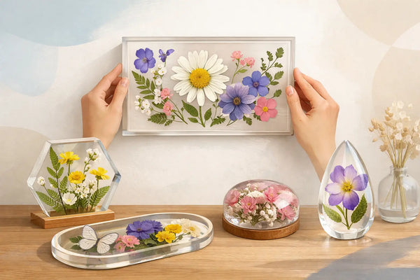 10 Best Resin Flower Display Ideas