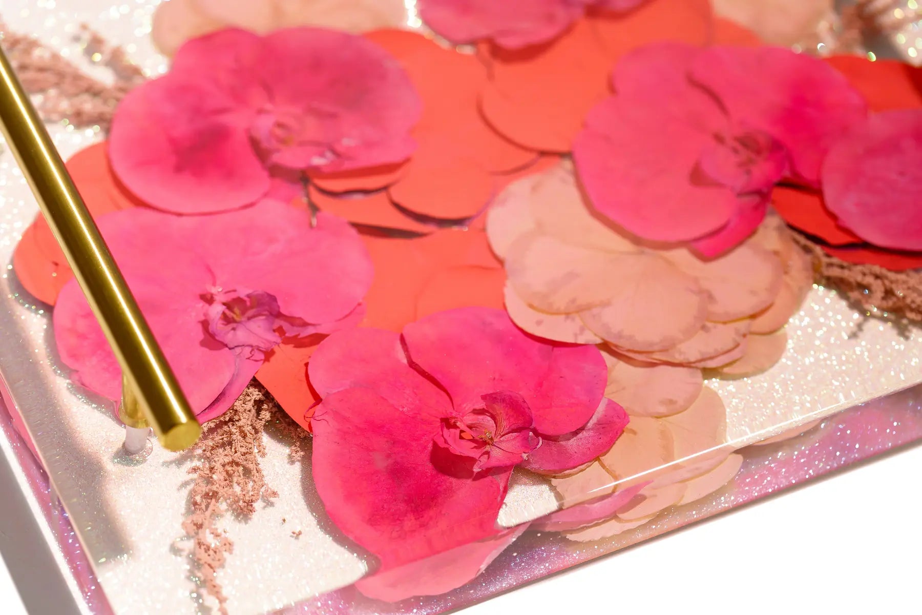 Floral Resin Tray