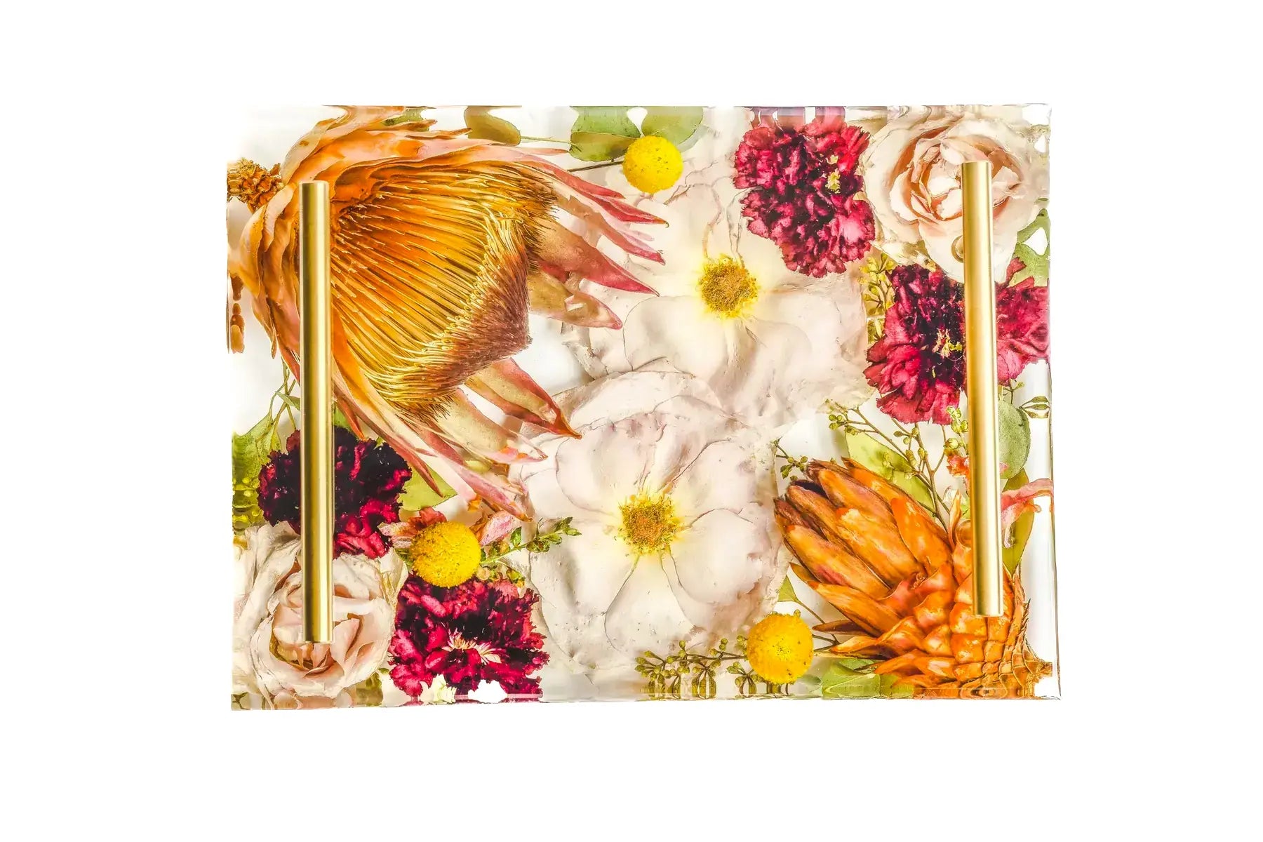 Floral Resin Tray