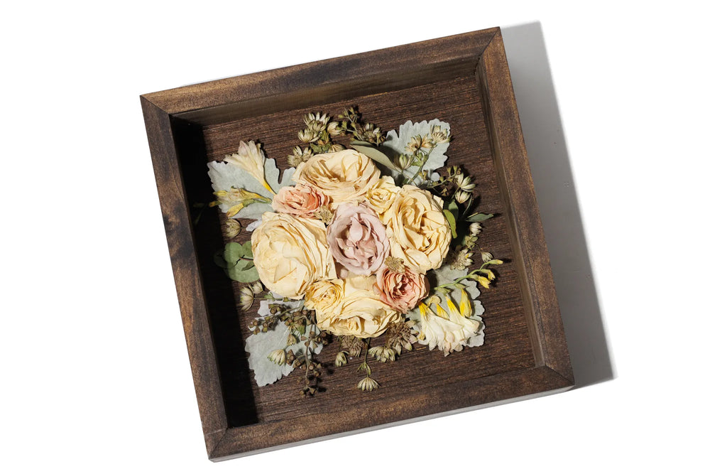 Floral shadow box