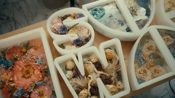 Inside look at the design process for resin preservation letter blocks